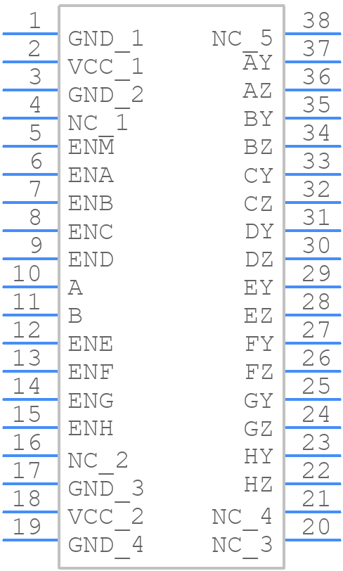 SN65LVDS108DBTR - Texas Instruments - PCB symbol