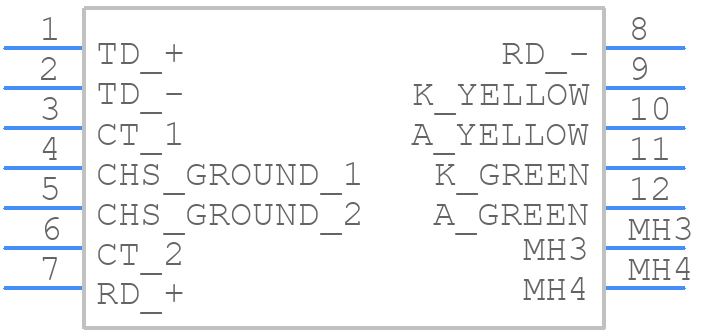 J1011F01P - Yageo Group - PCB symbol