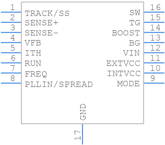 LTC7803HMSE#PBF - Analog Devices - PCB symbol