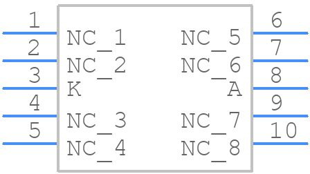 S5106 - Hamamatsu - PCB symbol