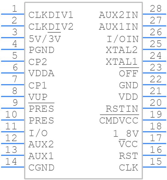 DS8113-RNG+T&R - Analog Devices - PCB symbol