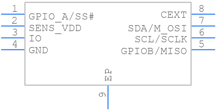 DS28E18Q+U - Analog Devices - PCB symbol