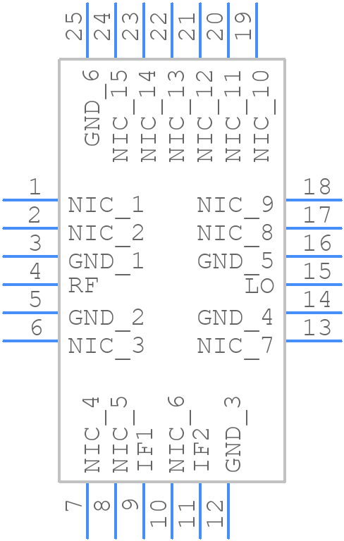 HMC8193LC4TR - Analog Devices - PCB symbol