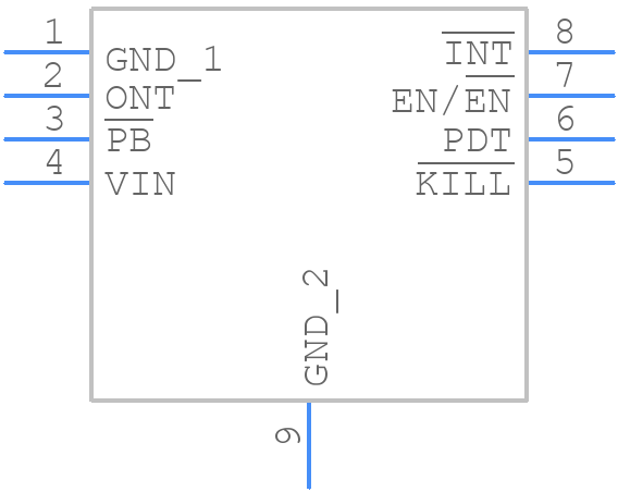 LTC2954IDDB-2#TRMPBF - Analog Devices - PCB symbol