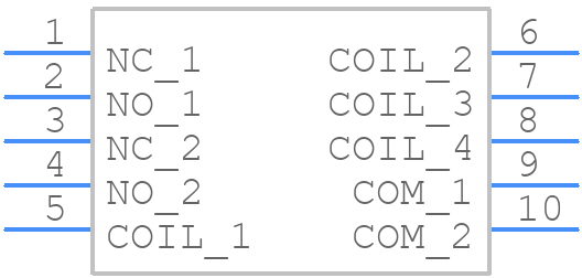 HFKA-T012-2ZST - Hongfa - PCB symbol