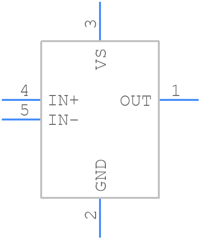 INA290A3IDCKT - Texas Instruments - PCB symbol