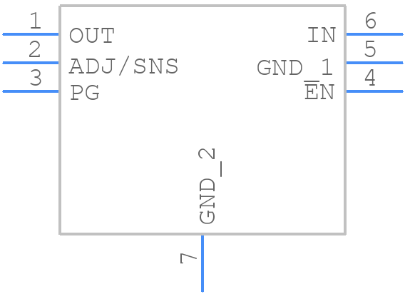 NCP164AMT120TAG - onsemi - PCB symbol