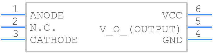 TLP2766A(E - Toshiba - PCB symbol