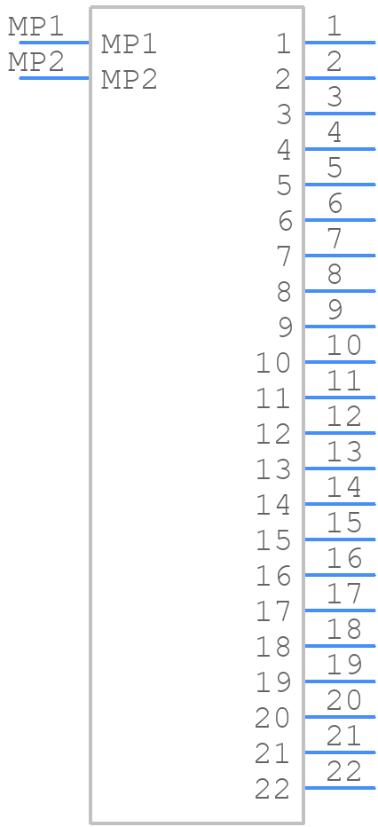2-1734839-2 - TE Connectivity - PCB symbol