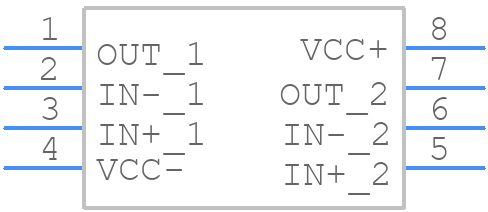 RC4559D - Texas Instruments - PCB symbol