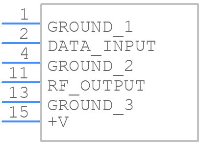 TX 8L50PF06 - AUREL - PCB symbol