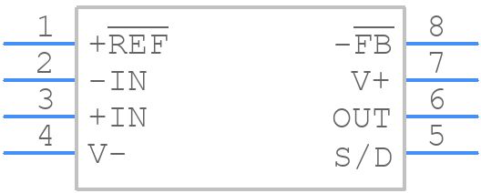 LT1187CS8#PBF - Analog Devices - PCB symbol