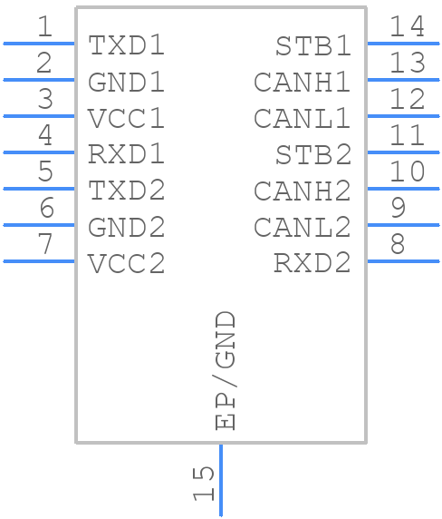 TJA1046TK - NXP - PCB symbol
