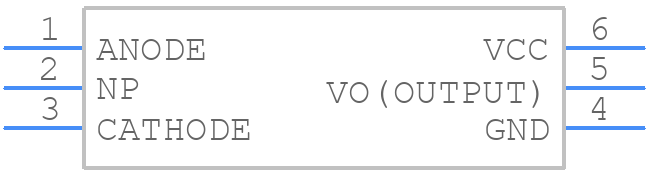 TLP104(V4-TPL,E - Toshiba - PCB symbol