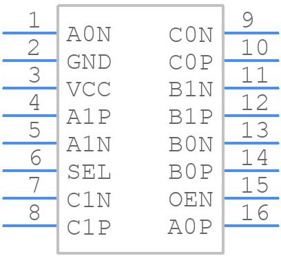 HD3SS3202RSVT - Texas Instruments - PCB symbol