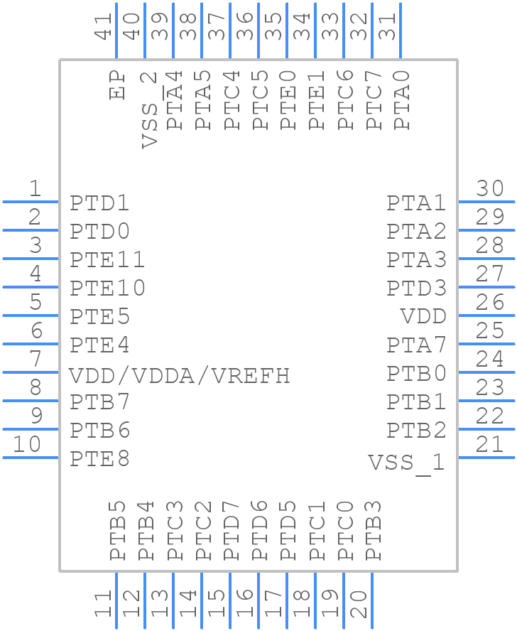 MKE15Z64VFP4 - NXP - PCB symbol