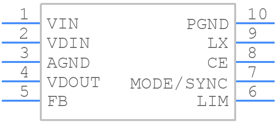 XC9223B081AR-G - Torex - PCB symbol