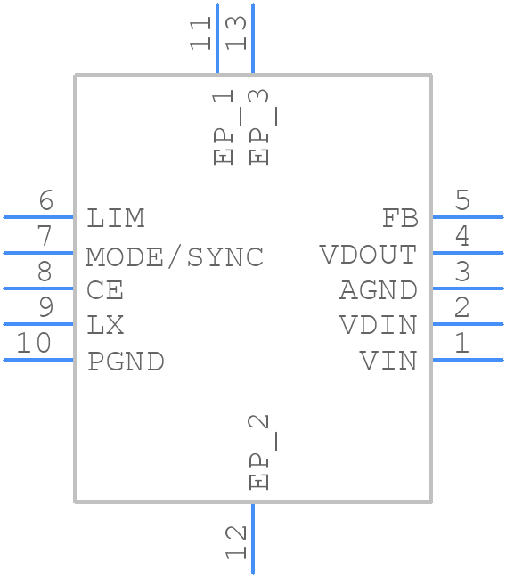 XC9223B081DR-G - Torex - PCB symbol