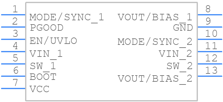 LMR36506MSC5RPERQ1 - Texas Instruments - PCB symbol