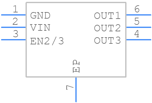 MIC5387-SG4YMT-TR - Microchip - PCB symbol