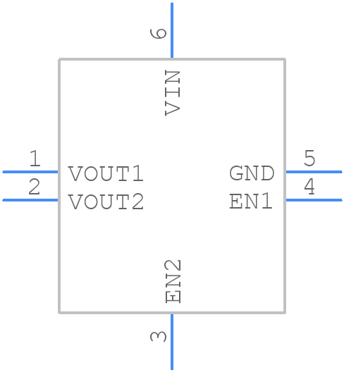 MIC5381-MGYFT-TR - Microchip - PCB symbol