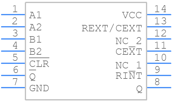SN74LS122NG4 - Texas Instruments - PCB symbol