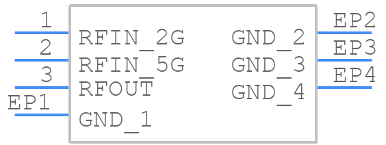 QPQ2455SR - Qorvo - PCB symbol
