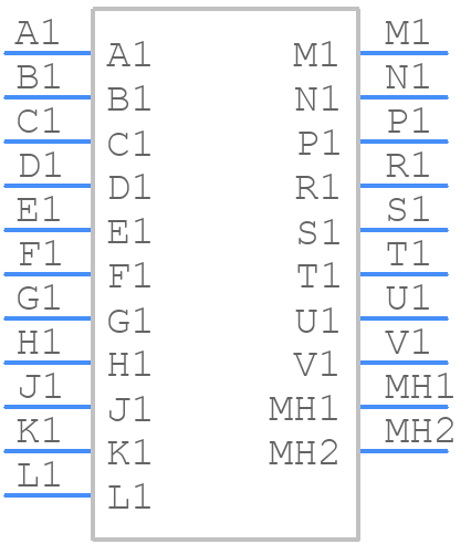 RTS714ND19S0332 - Amphenol - PCB symbol