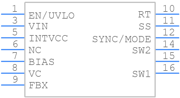 LT8365HMSE#TRPBF - Analog Devices - PCB symbol