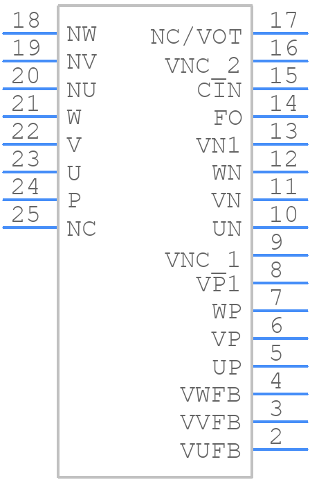 PSS30S92F6-AG - Mitsubishi - PCB symbol