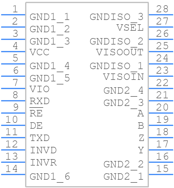 ADM2863EBRNZ-RL7 - Analog Devices - PCB symbol