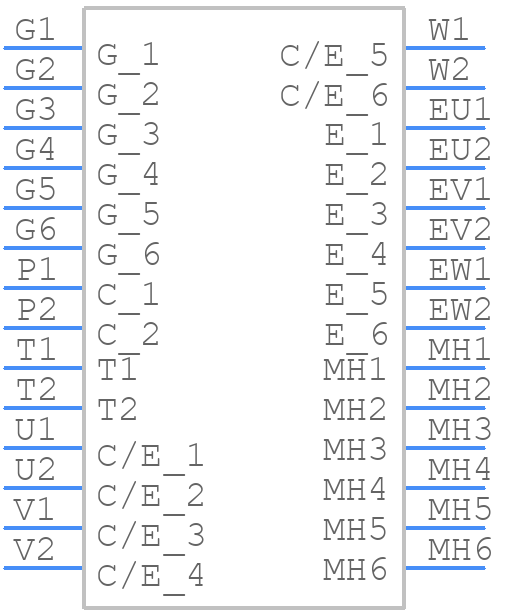 FS25R12W1T7BOMA1 - Infineon - PCB symbol