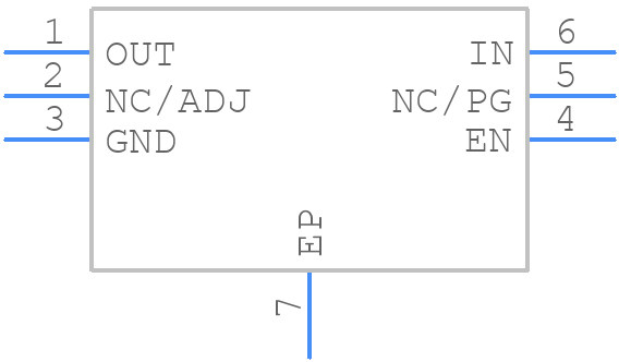 NCP730BMT330TBG - onsemi - PCB symbol