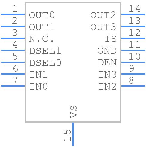 BTS72004EPAXUMA1 - Infineon - PCB symbol