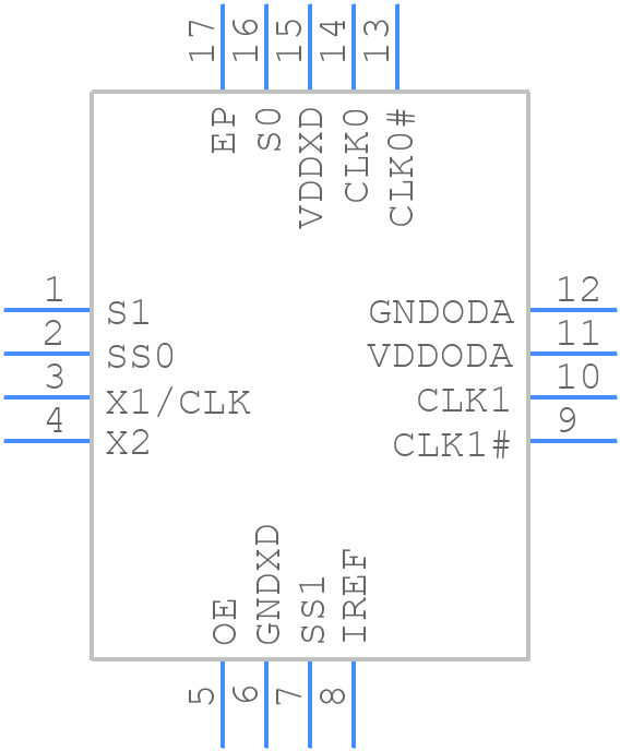 5V41235NLGI - Renesas Electronics - PCB symbol