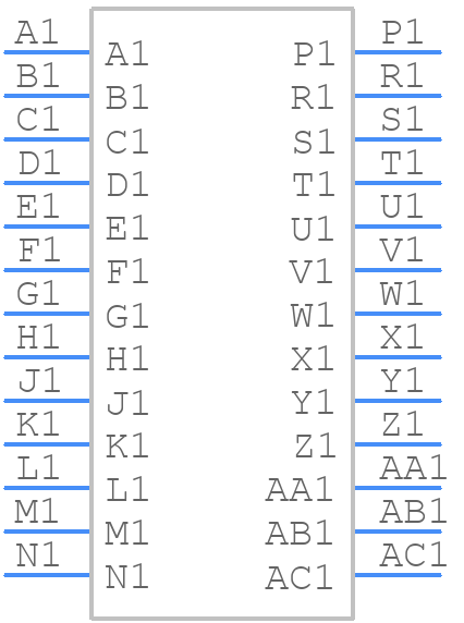 RTS716ND26S03 - Amphenol - PCB symbol
