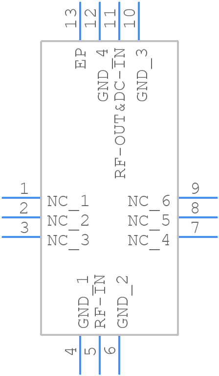 AVA-183P+ - Mini-Circuits - PCB symbol