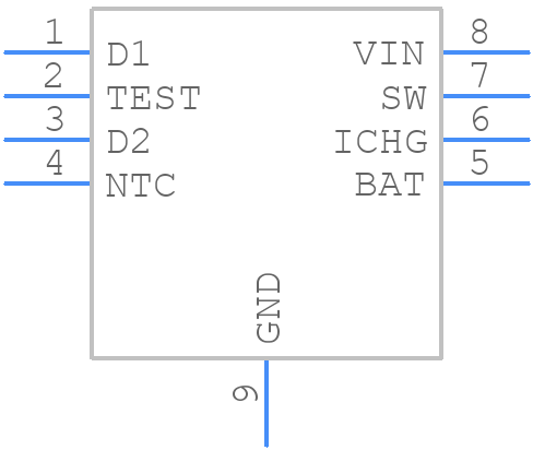 IP2312 - INJOINIC - PCB symbol