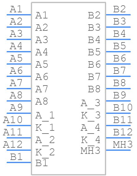 SS74800-001F - BelFuse - PCB symbol