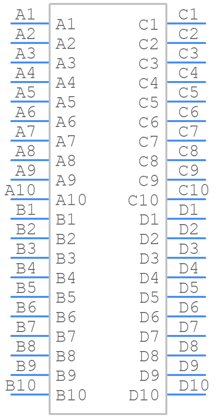 ADF6-10-03.5-L-4-2-A-TR - SAMTEC - PCB symbol