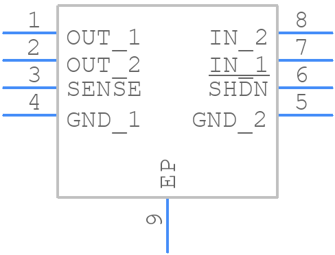 LT1965EMS8E-1.8#TRPBF - Analog Devices - PCB symbol