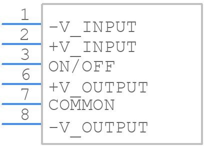 EC5SAW-24D12N - Cincon - PCB symbol