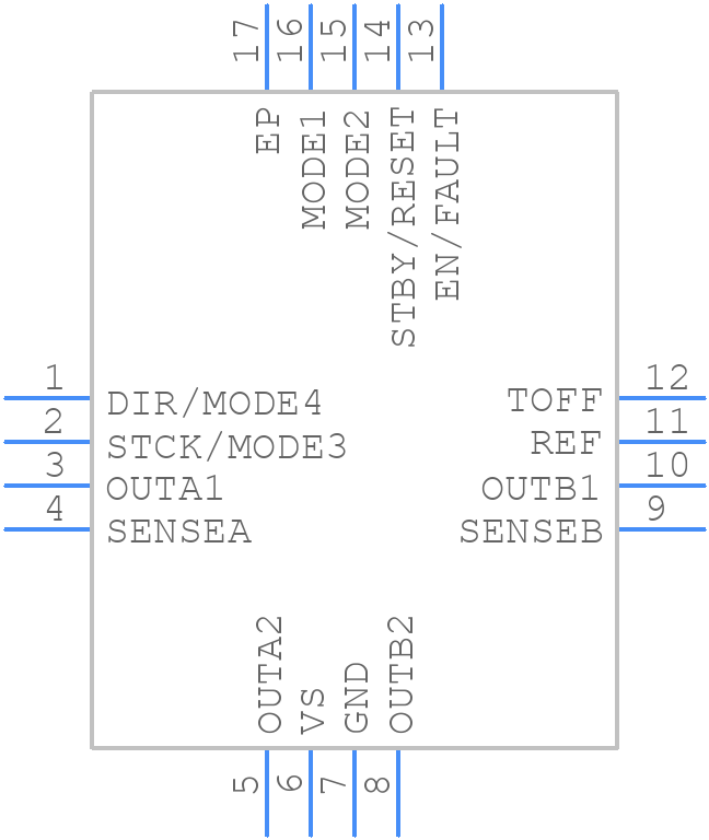 STSPIN220 - STMicroelectronics - PCB symbol