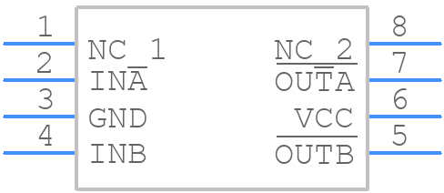 IX4426N - LITTELFUSE - PCB symbol