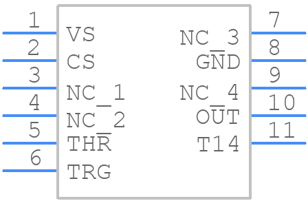MIC1555MU - Microchip - PCB symbol