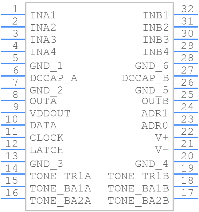 NJW1194V - Nisshinbo - PCB symbol