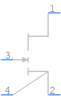 GS66508B-TR - GaN Systems - PCB symbol