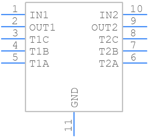 LT5401HMSE#PBF - Analog Devices - PCB symbol