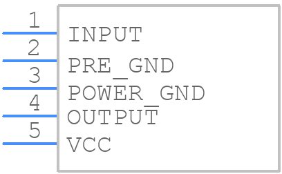 LA4225 - Sanyo - PCB symbol