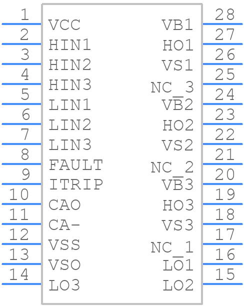 IR2130D - Infineon - PCB symbol